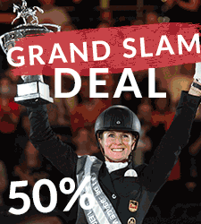 GRAND SLAM Deal: 2 Tage lang 50% auf das Dressurfit Programm und die Academy des Aubenhausen Club