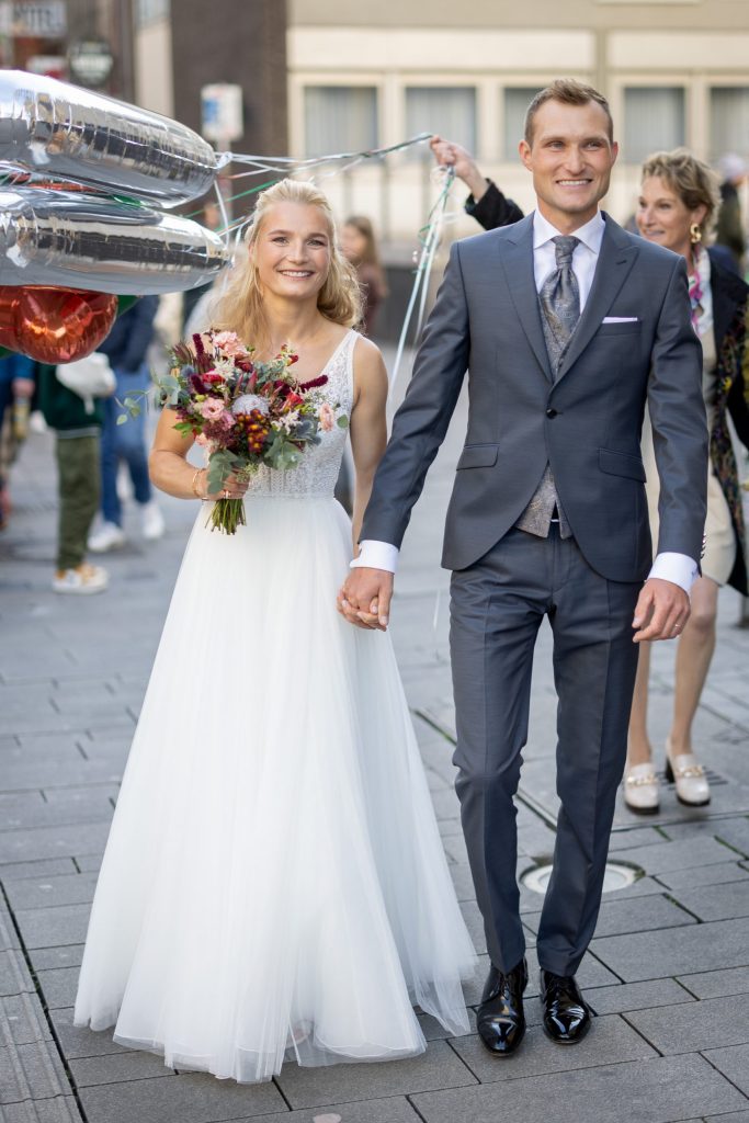 Pia Münker und Ben Leuwer haben geheiratet